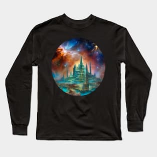 Magic castle in Xanadu Long Sleeve T-Shirt